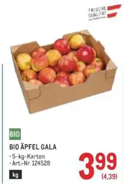 Metro BIO ÄPFEL GALA Angebot