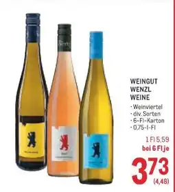 Metro WEINGUT WENZL WEINE Angebot