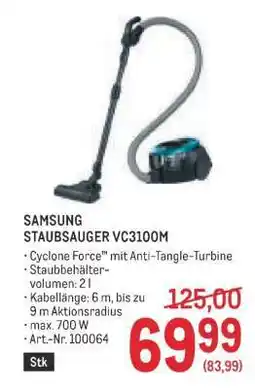 Metro SAMSUNG STAUBSAUGER VC3100M Angebot