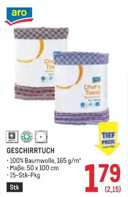Metro Aro geschirrtuch Angebot