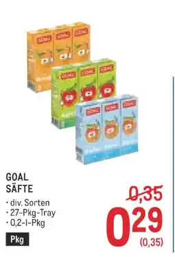 Metro Goal säfte Angebot
