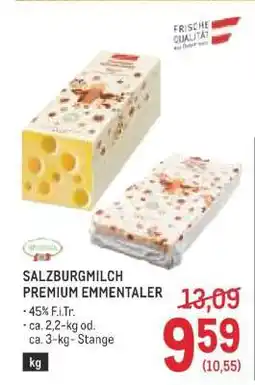 Metro SalzburgMilch Premium Emmentaler Angebot
