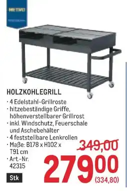 Metro Holzkohlegrill Angebot