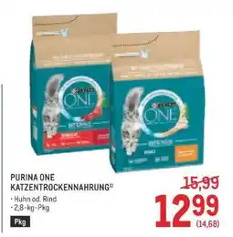 Metro PURINA ONE KATZENTROCKENNAHRUNG Angebot
