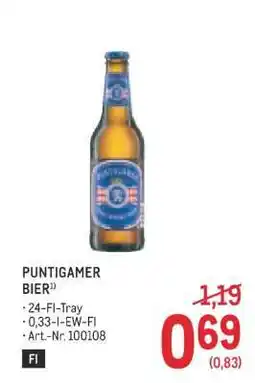 Metro Puntigamer Bier Angebot