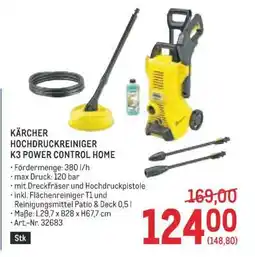 Metro KÄRCHER HOCHDRUCKREINIGER K3 POWER CONTROL HOME Angebot