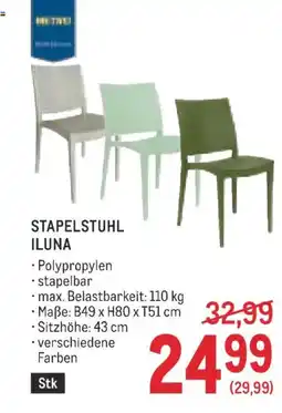 Metro Stapelstuhl iluna Angebot