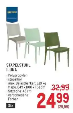 Metro STAPELSTUHL ILUNA Angebot