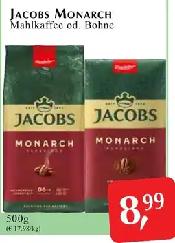 Winkler Markt Jacobs monarch mahlkaffee od. bohne Angebot