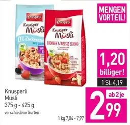 Sutterlüty Knusper Müsli Angebot