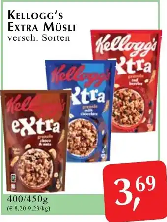 Winkler Markt Kellogg's extra müsli Angebot