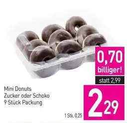 Sutterlüty Mini Donuts Zucker oder Schoko Angebot