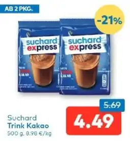 T&G Suchard Trink Kakao Angebot