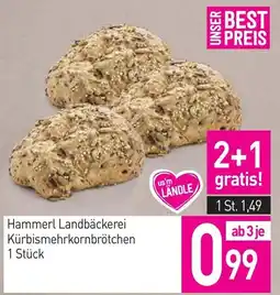 Sutterlüty Hammerl Landbäckerei Kürbismehrkornbrötchen Angebot