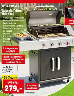 Thomas Philipps Gasgrill Triton MaxX 4.1 Angebot