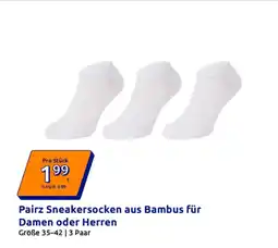 Action Pairz Sneakersocken aus Bambus für Damen oder Herren Angebot