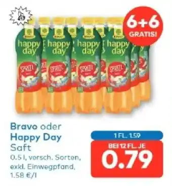 T&G Bravo oder Happy Day Saft Angebot
