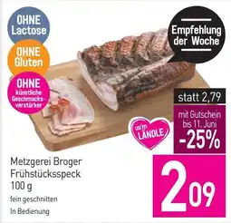Sutterlüty Metzgerei Broger Frühstücksspeck Angebot