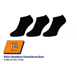 Action Pairz Bambus-Sneakersocken Angebot