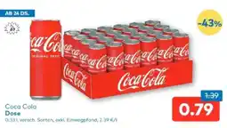 T&G Coca-Cola Dose Angebot