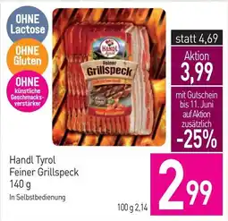 Sutterlüty Handl Tyrol Feiner Grillspeck Angebot