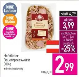 Sutterlüty Hofstädter Bauernpresswurst Angebot