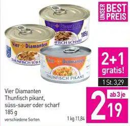 Sutterlüty Vier-Diamanten Thunfisch pikant, süss-sauer oder scharf Angebot