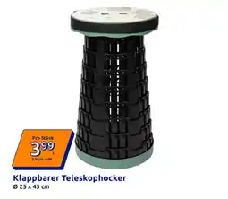 Action Klappbarer Teleskophocker Angebot