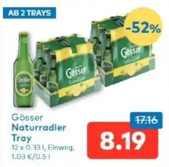 T&G Gösser Naturradler Tray Angebot