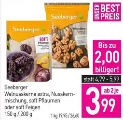 Sutterlüty Seeberger Walnusskerne extra, Nusskern- mischung, soft Pflaumen oder soft Feigen Angebot
