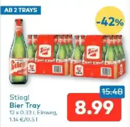 T&G Stiegl Bier Tray Angebot