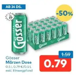 T&G Gösser Märzen Dose Angebot
