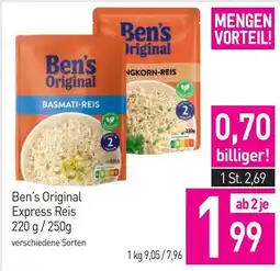Sutterlüty Ben's Original Express Reis Angebot