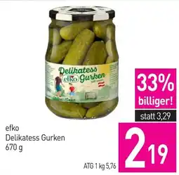 Sutterlüty efko Delikatess Gurken Angebot
