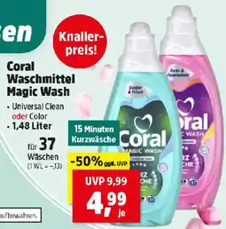 Thomas Philipps Coral Waschmittel Magic Wash Angebot