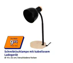 Action Schreibtischlampe mit kabellosem Ladegerät Angebot