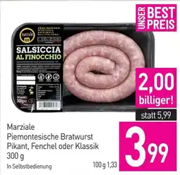 Sutterlüty Marziale Piemontesische Bratwurst Pikant, Fenchel oder Klassik Angebot