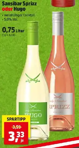 Thomas Philipps Sansibar Sprizz oder Hugo Angebot