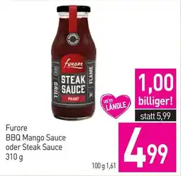 Sutterlüty Furore BBQ Mango Sauce oder Steak Sauce Angebot