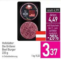 Sutterlüty Hofstädter Die Grillerei Beef Burger Angebot
