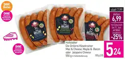Sutterlüty Hofstädter Die Grillerei Käsekrainer Mac & Cheese, Maple & Bacon oder Jalapeno Cheese Angebot