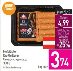 Sutterlüty Hofstädter Die Grillerei Cevapcici gewürzt Angebot