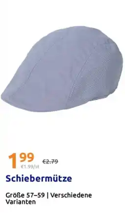 Action Schiebermütze Angebot