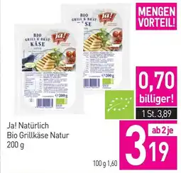 Sutterlüty Ja! Natürlich Bio Grillkäse Natur Angebot