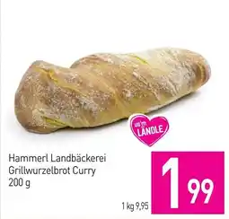 Sutterlüty Hammerl Landbäckerei Grillwurzelbrot Curry Angebot