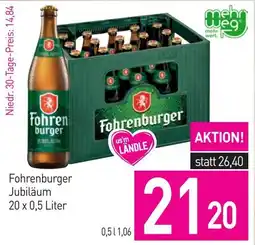 Sutterlüty Fohrenburger Jubiläum Angebot