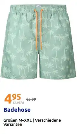 Action Badehose Angebot