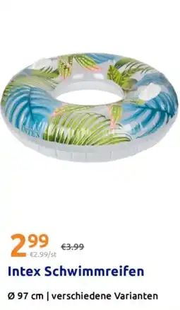 Action Intex Schwimmreifen Angebot
