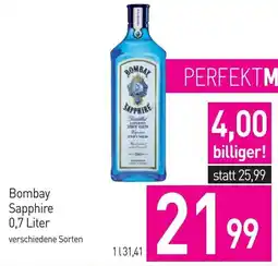 Sutterlüty Bombay Sapphire Angebot