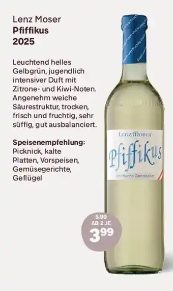 Lenz Moser Pfiffikus 2025